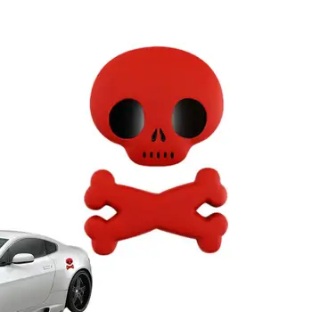 Наклейка с черепом на автомобиль, наклейка с эмблемой черепа на кузов автомобиля, наклейки со скрещенными костями, наклейка на мотоцикл, наклейки для укладки автомобилей на велосипед