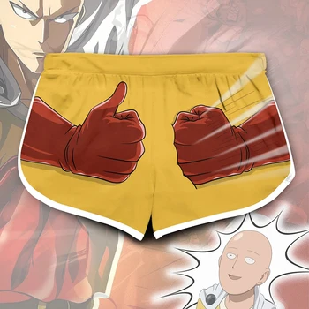 Аниме Сайтама Косплей Плавательные шорты Пляжные шорты Купальники для мужчин Летние спортивные штаны для мальчиков Спортивные штаны
