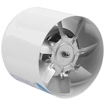 2X4-Дюймовый Встроенный канальный вентилятор, вентилятор для вентиляции с металлическими трубами, вытяжной вентилятор, Мини-вытяжка, настенный вентилятор для ванной, туалета