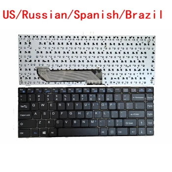 Новая Клавиатура Для Ноутбука США, России, Испании, Бразилии, HASEE UI41G, UI41R, UI43B, UI45, UI47, U43, U45, Замена Ноутбука