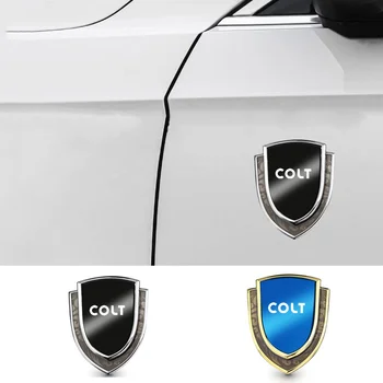 3D Автомобильная наклейка Meta, защитная наклейка на дверь багажника, эмблема кузова автомобиля, защитная наклейка для автомобильных аксессуаров Mitsubishi Colt