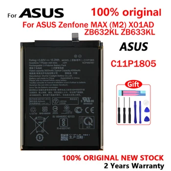 Новый Оригинальный Аккумулятор 3920mAh C11P1805 Для Телефона ASUS Zenfone MAX (M2) X01AD ZB632KL ZB633KL С Инструментами