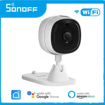 SONOFF CAM Slim Wifi Камера 1080P с двусторонним звуком, камера наблюдения с обнаружением движения, камера радионяни, интеллектуальная камера безопасности