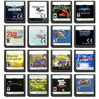 Картридж DS Games с картой для игровой консоли Fire Emblem Contra Grand Theft Auto Mega Man Zelda для NDS/ 3DS/2DS