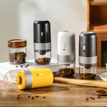 Беспроводная электрическая кофемолка, кухонная портативная TYPE C USB, машина для измельчения сердцевины орехов и фасоли, домашняя кофеварка для эспрессо 커피 그라인더 커피머신
