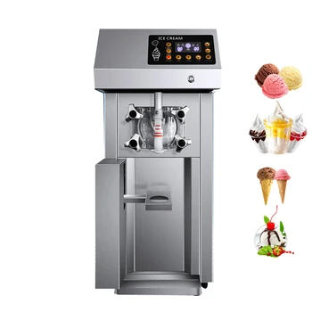 Коммерческая Машина Для производства Мягкого Мороженого Электрический Производитель Мороженого Автоматическая Машина Для Производства Мороженого 1250 Вт