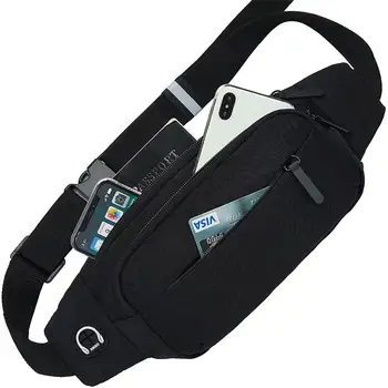 Поясная сумка для мужчин и женщин, поясная сумка через плечо, водонепроницаемая поясная сумка для спортивной рыбалки на открытом воздухе, сумка для путешествий, бега, пеших прогулок