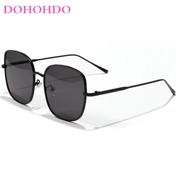 DOHOHDO Metal Square Thin Frame Retro Men Sunglasses Women's Fashion Sun Glasses Female Eyeglasses Shades Солнечные Очки Женский