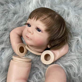 19-дюймовый набор кукол-Реборнов с росписью Felicia с укорененными волосами и тканевым корпусом в разобранном виде, игрушки для кукол 