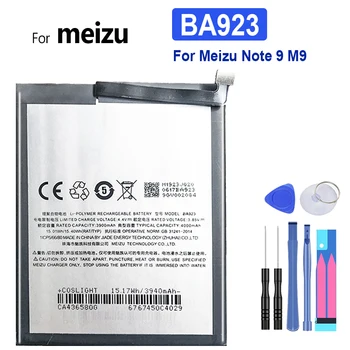 Аккумулятор для мобильного телефона ba923, 4000 мАч, для Meizu note 9, note9, M9
