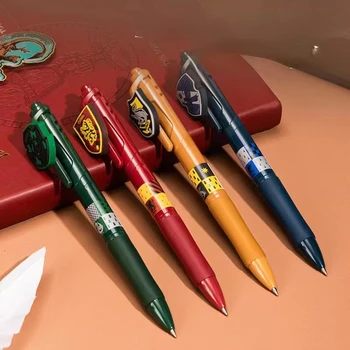 Значок Академии магии Harries Случайный 1шт Гладкая Нейтральная Ручка 0,5 мм Пуля Magic Potters Signature Pen Студенческие призы