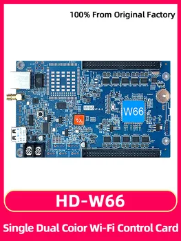 HuiDu HD-W66 Rolling Walk Word Рекламный Щит Материнская Плата Монохромный Светодиодный Дисплей Карта Управления Мобильным Телефоном WIFI и USB