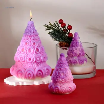 3D Рождественская елка Силиконовая форма для выпечки мыла ручной работы из гипсовой смолы DIY