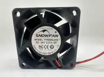 SNOWFAN YY6025L24S DC 24V 0.21A 60x60x25 мм двухпроводной серверный вентилятор охлаждения
