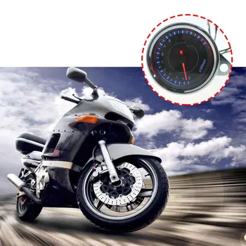Универсальный измеритель тахометра мотоцикла 12V со светодиодной подсветкой, 13K об/мин, цифровой тахометр мотоцикла, датчик уровня масла, топлива, рычага переключения передач