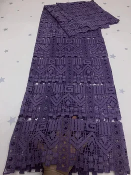 Африканская кружевная ткань, вышитая Нигерийским шнуром Nikolai, кружевная ткань для свадебной вечеринки, шитье D43901