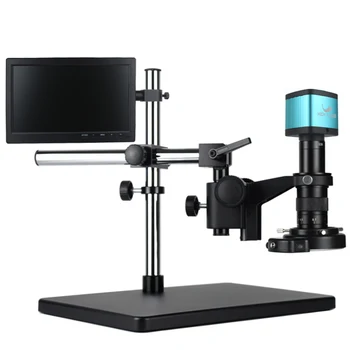 48-Мегапиксельная камера для микроскопа 4K 1080P HDMI USB, электронный цифровой микроскоп 120X 180X 300X, объектив C-Mount, профессиональный ремонт пайки