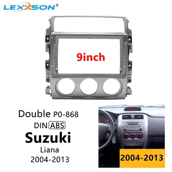9-дюймовая автомобильная панель для Suzuki Liana 2004-2013 Установка стереопанели на приборной панели, Комплект адаптеров для установки рамки DVD с двойным DIN-радио