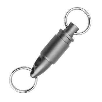 Мини-поворотное кольцо с пряжкой из Титанового сплава, Брелок для ключей, Вращающийся Мужской подарок, Наружный инструмент EDC