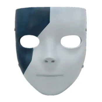 Маска для косплея, маска из белой улыбки, маска из смолы для костюмов для вечеринки на Хэллоуин, маска
