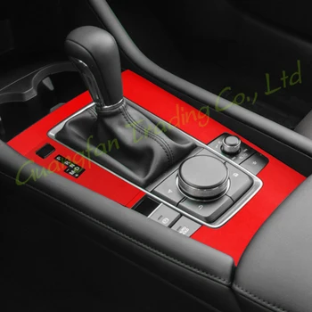 Автомобильный Стайлинг 3D/5D Из Углеродного Волокна Интерьер Автомобиля Центральная Консоль Изменение Цвета Молдинг Наклейка Наклейки Для Mazda CX-5 2017-2021