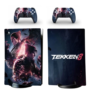 Игра Tekken 8 PS5 Digital Skin Sticker Наклейка-Наклейка для Консоли и 2 Контроллеров Виниловые Скины