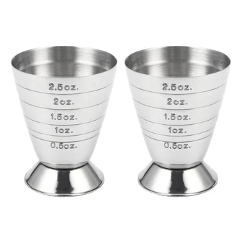 2 мерных стакана на унцию; Джиггер-бар; миксер для коктейлей; Ликер; Мерный стаканчик; Измеритель Мохито; Кружка для молока и кофе.