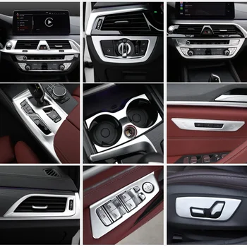ABS Центральная панель переключения передач, Декоративная крышка, Накладка на панель Рычага переключения передач, Принадлежности для салона автомобиля BMW 5 Серии 6GT G32 G30 18-22