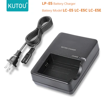Зарядное Устройство KUTOU LP-E5 LC E5 LC E5E для камер Canon EOS 1000D 450D 500D Kiss F X2 X3 Rebel T1i XS Xsi