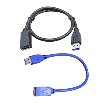 Удлинительный кабель USB3.0 Поддерживает Передачу Данных Со Скоростью 5 Гбит/с От Мужчины к женщине Удлинительный Шнур Линия Передачи данных Синий/Черный
