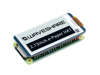 2,13-дюймовый дисплей Waveshare с электронными чернилами для Raspberry Pi 250x122 с интерфейсом SPI с низким энергопотреблением
