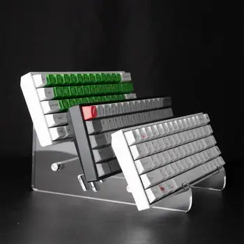 Подставка для клавиатуры Прозрачные механические держатели для клавиатуры с шатунами Компактная подставка для клавиатуры для планшетов и фотографий