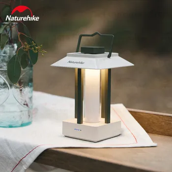 Naturehike Портативная Лампа Для путешествий на открытом воздухе IPX4 Непромокаемая Светодиодная Лампа Для Кемпинга 4000Ah Освещение На 6 Дней Подвесная Палатка Освещает 3 Режима