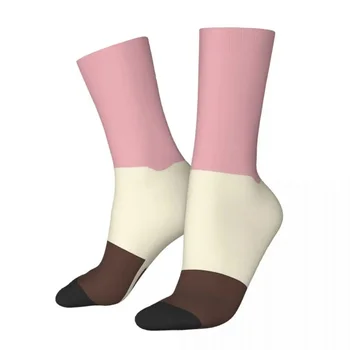 Модные милые неаполитанские носки для футбола с каплями мороженого из пищевого полиэстера для команды унисекс