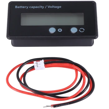 ЖК-индикатор емкости аккумулятора 12 В / 24 В / 36 В / 48 В Индикатор состояния свинцово-кислотной батареи, тестер емкости литиевой батареи
