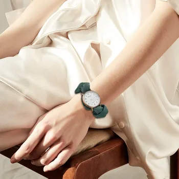 Женские наручные часы с круглыми циферблатами, креативные часы в повседневном стиле, часы с ленточным ремешком, памятный подарок Relogio Feminino