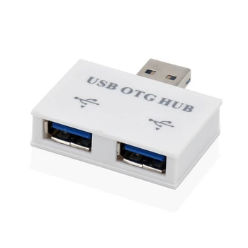 USB-концентратор, адаптер, конвертер, разъем для двойного зарядного устройства, Двойной 2 порта для ПК, компьютерные аксессуары, USB 2.0 Разветвитель, концентратор, 2 порта