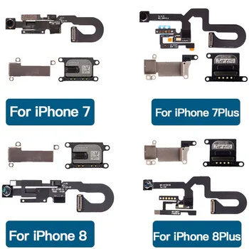 Замена гибкого кабеля фронтальной камеры для iPhone 7 8 Plus, часть модуля динамика для наушников с кронштейном-держателем