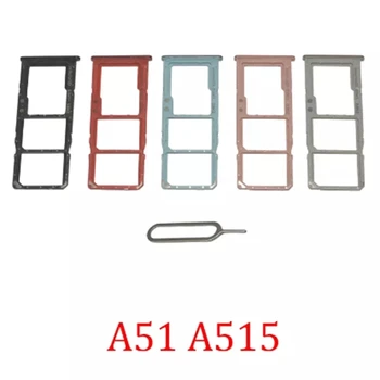 Лоток для двух SIM-карт Samsung Galaxy A51 A515F, слот для держателя SD-карты