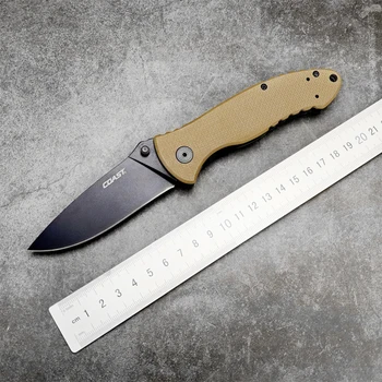Высококачественный Наружный Тактический Складной нож с лезвием 7Cr17 из нержавеющей стали G10, ручка EDC, Охотничьи карманные ножи для самообороны