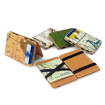 Новая корейская версия тонкого мини-кошелька с коротким зажимом для денег, карта, Волшебная сумка, сумка для банковских карт, чехол для карты, кошелек