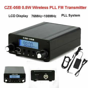 0,5 Вт 76 МГц ~ 108 МГц CZE-05B FM-передатчик, стереотрансляционная станция для въезжающих в церковь беспроводных аудиофабрик, школ