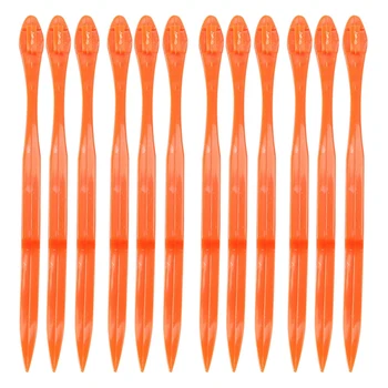 Кухонный инструмент Easy Orange для чистки цитрусовых из 12 предметов ярко-оранжевого цвета