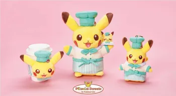 Оригинальный Pokemon Cafe Limited Кондитер-Кондитер сладости плюшевая фигурка Пикачу Плюшевая Игрушка Мягкие Игрушки Подарок На День Рождения Для Детей