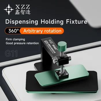 Xinzhizao G11, Фиксирующее приспособление для раздачи, произвольное вращение на 360 ° для мобильных телефонов, Зажим для снятия заднего стекла, Поддерживающее приспособление