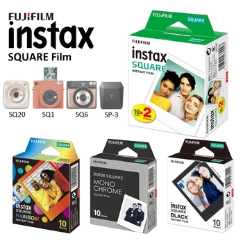 Фотобумага Fujifilm Instax SQUARE Film White /Rainbow/B & W Edge Для фотоаппаратов мгновенной печати Fujifilm Instax SQ6 SQ10 SQ20 и Share SP-3
