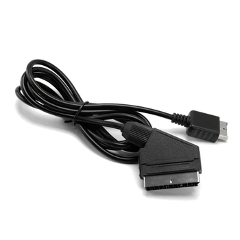 1,8 М/ 6 ФУТОВ Scart RGB кабель для PS1, PS2, PS3 RGB Scart консоль Scart Аксессуары для замены кабеля Scart