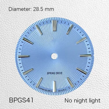 28,5 мм диаграмма направленности солнечного излучения GS Циферблат NH35 Корпус NH35 Аксессуары для часов Индивидуальные часы / gs mod