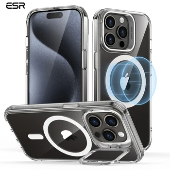 ESR для iPhone 15 Чехол Magsafe для iPhone 15 Pro Max Классический Гибридный чехол с подставкой для камеры для iPhone 15 Pro Чехол MagSafe