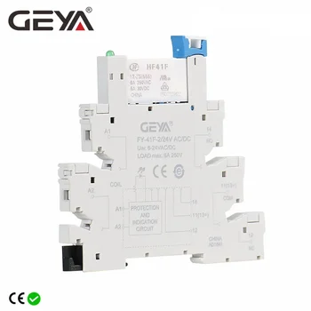 Схема защиты релейного модуля GEYA Slim 6A реле 12 В постоянного тока / переменного тока или 24 В постоянного тока /розетка реле переменного тока толщиной 6,2 мм